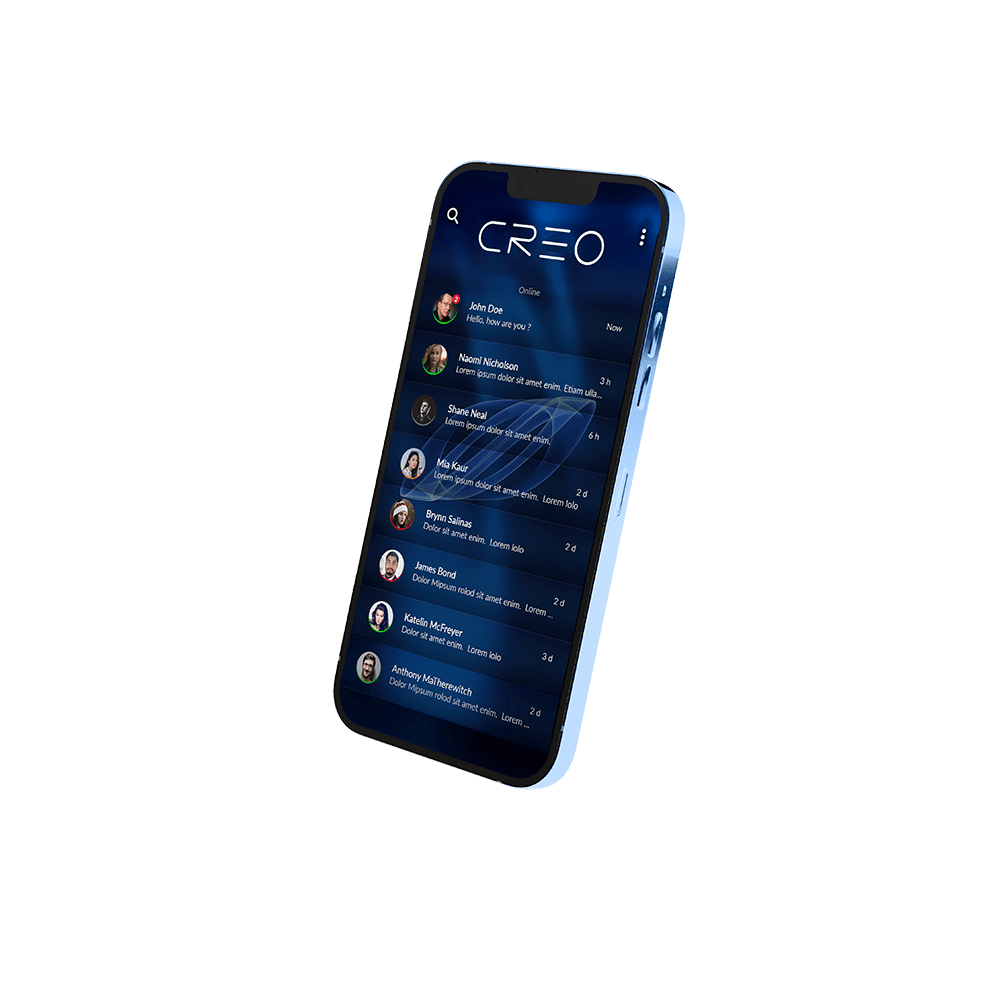 Blue phone with blue coins